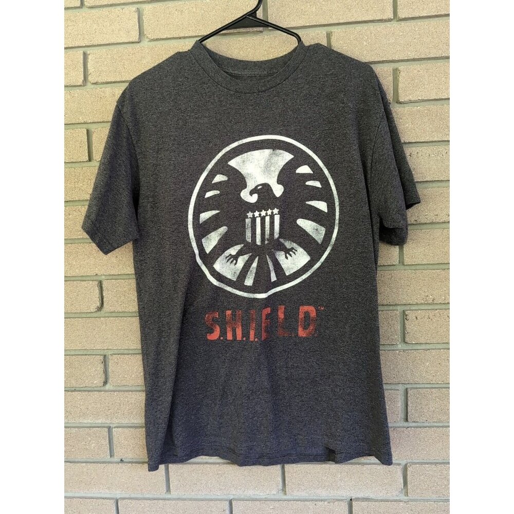 Grey - Marvel SHIELD S.H.I.E.L.D Movie Avengers T-Shirt Size: Large